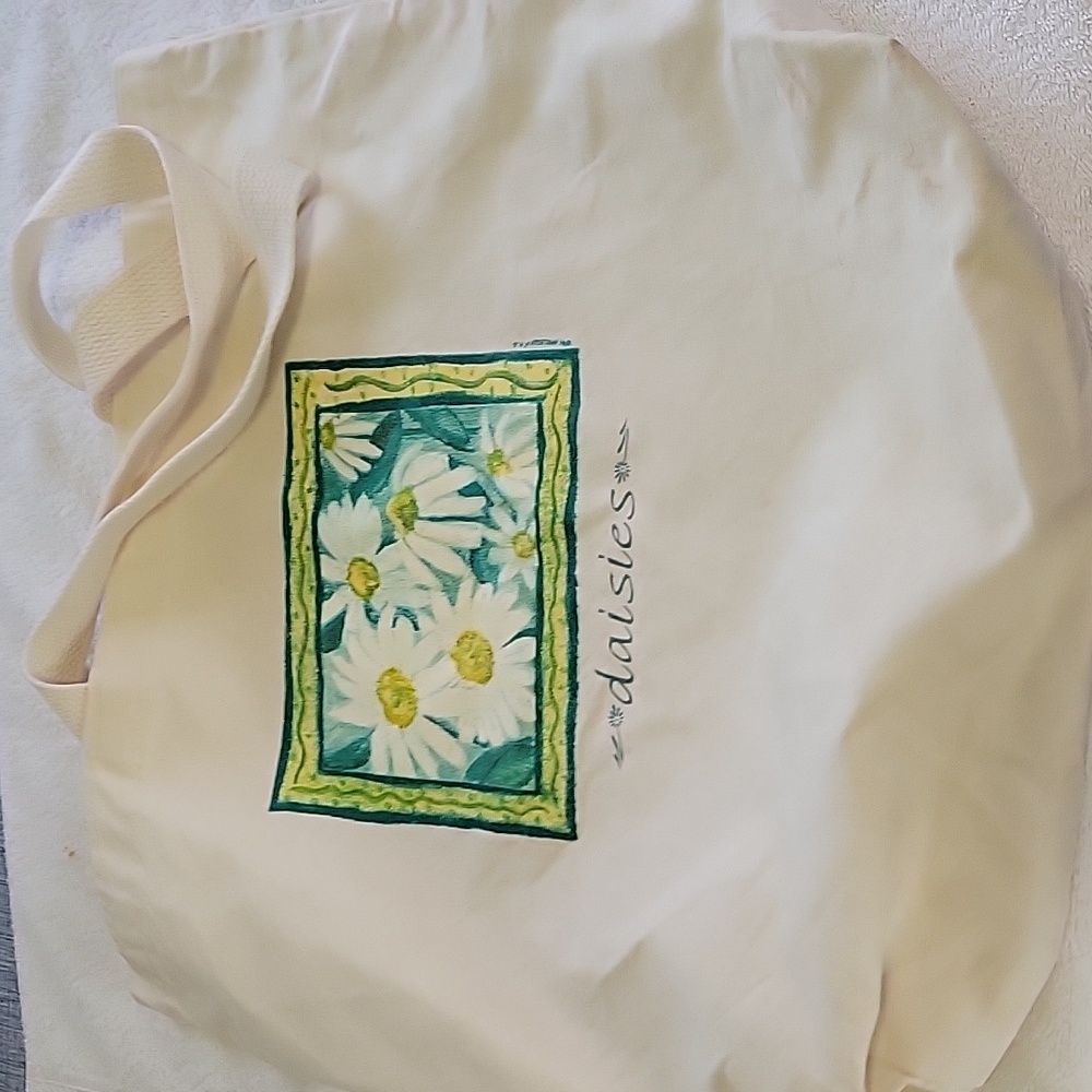 Canvas Tote Bag. Harlequin Mills.  Made In USA. Good Condition